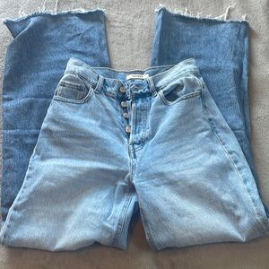 2 toned pacsun mom jeans size 25